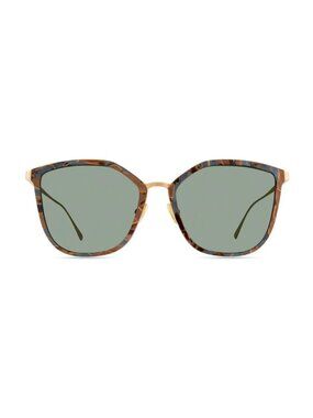 NEW DEREK LAM Marble Nicole Sunglasses 57-18